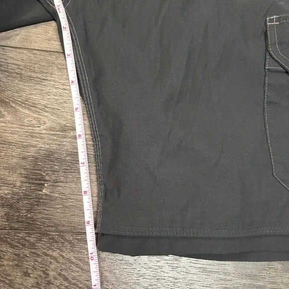 Kuhl Renegade Stealth Convertible Mens 34x30 Grey Zip Off Hiking Cargo Shorts - Picture 16 of 16